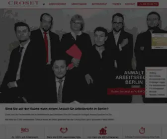 RA-Croset.de(Anwalt Arbeitsrecht Berlin) Screenshot