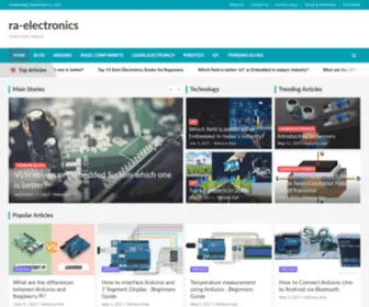 RA-Electronics.com(Home) Screenshot