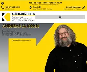 RA-Kohn.de(Anwaltskanzlei Andreas M. Kohn) Screenshot