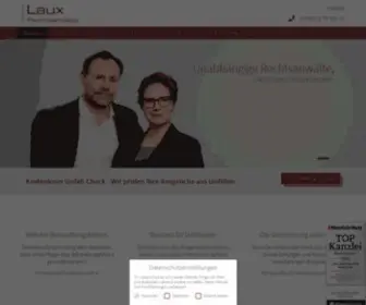 RA-Laux.de(Laux Rechtsanwälte) Screenshot