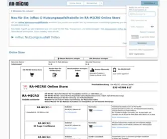 RA-Micro-Online.de(RA-MICRO Online) Screenshot