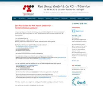 RA-Micro-Thueringen.de(RA-MICRO Rechtsanwaltssoftware Red Group Gmbh & Co KG) Screenshot