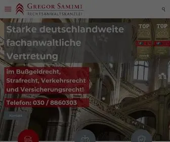 RA-Samimi.de(➤ Anwalt Verkehrsrecht Berlin) Screenshot