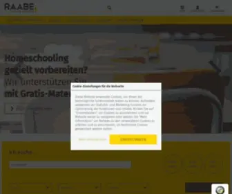 Raabe.de(RAAbits Unterrichtsmaterial für Lehrkräfte) Screenshot