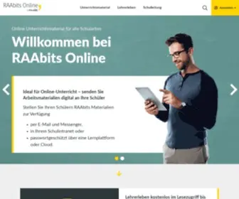 Raabits.de(Unterrichtsmaterial für Lehrkräfte) Screenshot