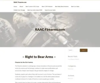 RaacFirearms.com(RAAC Corporate) Screenshot