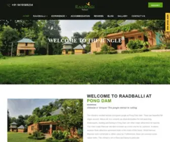 Raadballi.com(Pong Dam Jungle Resort) Screenshot