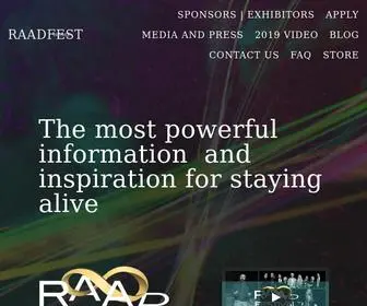 Raadfest.com Screenshot