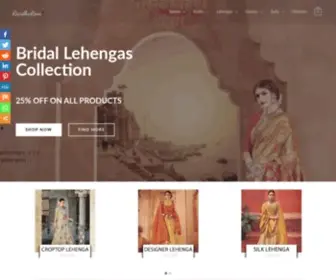 Raadharani.com(Designer Sarees) Screenshot