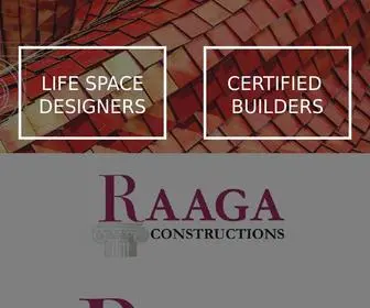 Raagagroup.com(Raaga Constructions) Screenshot