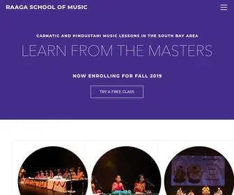 Raagaschool.com(RAAGA SCHOOL OF MUSIC) Screenshot