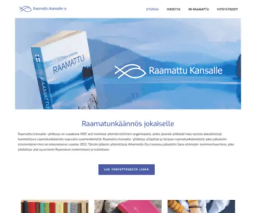 Raamattukansalle.fi(Suomenkielinen raamatunkäännös jokaiselle) Screenshot