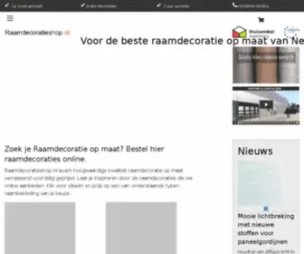 Raamdecoratieshop.nl(Raamdecoraties online) Screenshot