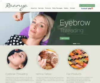 Raanya.com(Our salon) Screenshot