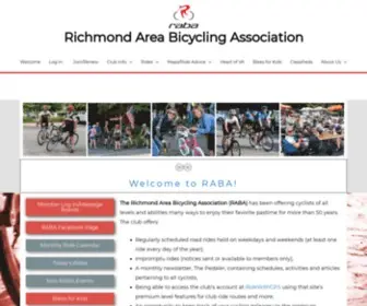 Raba.org(Richmond Area Bicycling Association) Screenshot