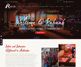 Rabaab.nl(Authentic Indian And Indonesian Restaurant In Amsterdam) Screenshot