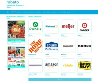 Rabato.com(International online discount service) Screenshot