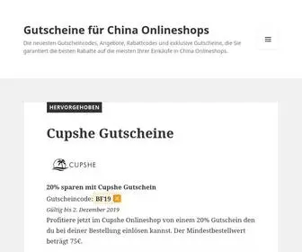 Rabattchina.de(Gutscheine f) Screenshot
