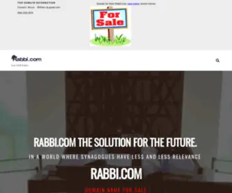 Rabbi.com(Virtual Rabbi Services) Screenshot