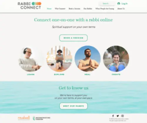 Rabbiconnect.com(Rabbi Connect) Screenshot