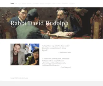 Rabbidavid.net(Rabbi David Rudolph) Screenshot