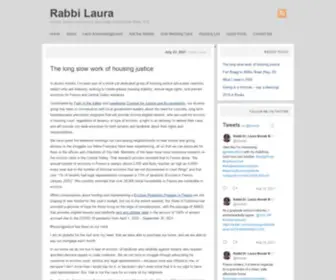 Rabbilnw.com(Rabbi Laura) Screenshot