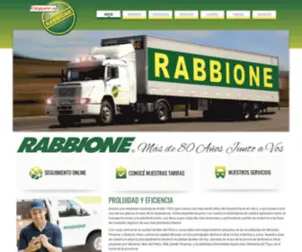 Rabbione.com.ar(Transporte de carga) Screenshot