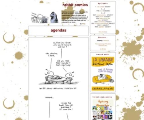 Rabbit-Comics.org(Rabbit comics) Screenshot