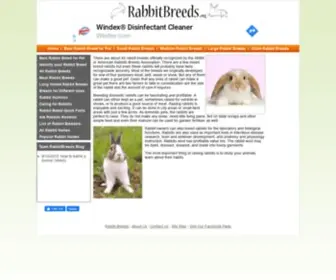 Rabbitbreeds.org(Rabbit Breeds) Screenshot
