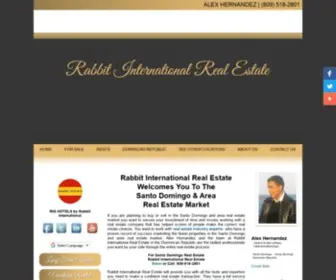 Rabbitinternational.com(Santo Domingo and Area Real Estate Market) Screenshot