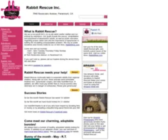 Rabbitrescue.com(Rabbit Rescue) Screenshot