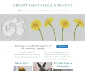 Rabbitrr.org(Midwest Rabbit Rescue & Re) Screenshot