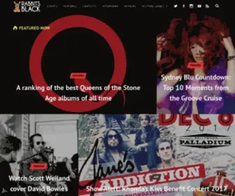 Rabbitsblack.com(Los Angeles & San Francisco Music Community & Blog) Screenshot