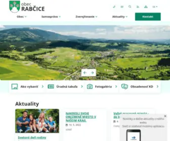 RABCIce.sk(Obec Rabčice) Screenshot