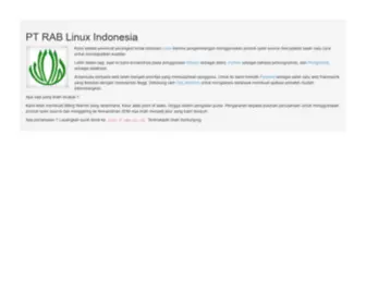 Rab.co.id(PT RAB Linux Indonesia) Screenshot