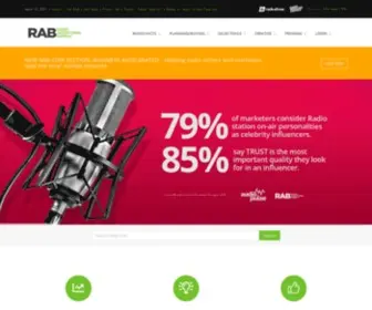 Rab.com(Radio Advertising Bureau) Screenshot