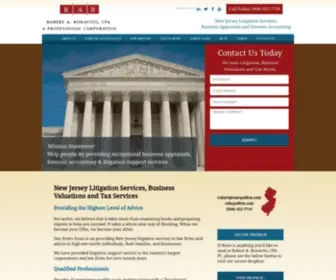 RABCPafirm.com(New Jersey Litigation Services) Screenshot