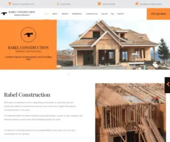 Rabelconstructionia.com(Rabel Construction) Screenshot