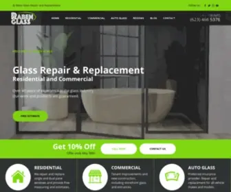 Rabenglass.com(Mesa Glass Repair Services) Screenshot