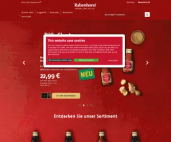 Rabenhorst-Shop.de(Der offizielle Rabenhorst) Screenshot