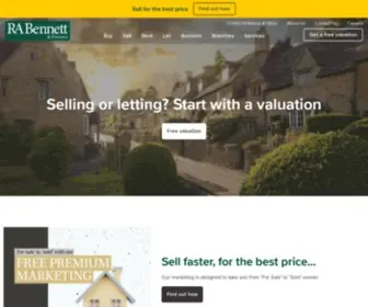 Rabennett.co.uk(RA Bennett Estate and Letting Agents) Screenshot
