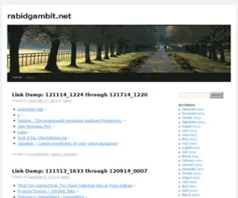 Rabidgambit.net(Rabidgambit) Screenshot