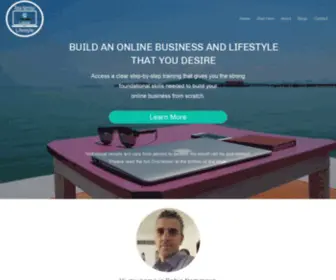 Rabienammour.com(Build An Online Business And Lifestyle that you Desire Access a clear step) Screenshot