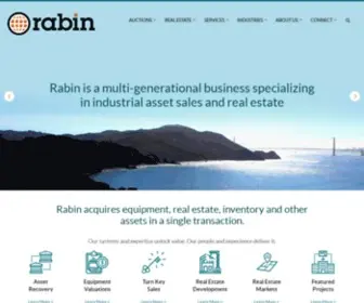 Rabin.com(Industrial Asset Recovery Company) Screenshot