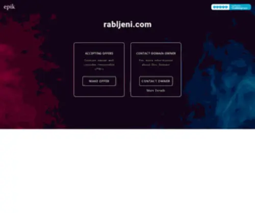 Rabljeni.com(Make an Offer if you want to buy this domain. Your purchase) Screenshot