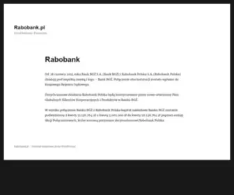 Rabobank.pl(Poland) Screenshot