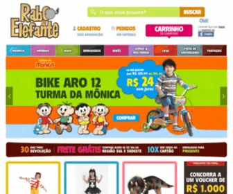 Rabodeelefante.com.br(Rabo de Elefante Brinquedos) Screenshot