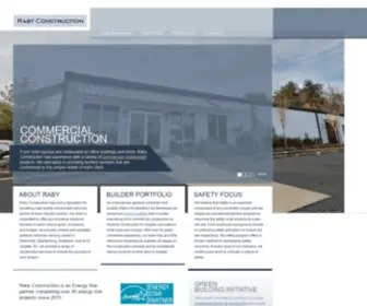 Rabyconstruction.com(Raby Construction) Screenshot