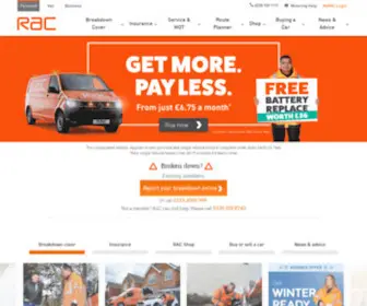 Rac.co.uk(RAC Breakdown Cover & Car Insurance) Screenshot