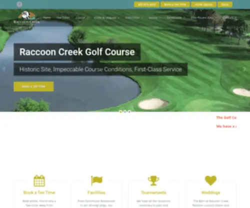 Raccooncreek.com(Denver Golf) Screenshot